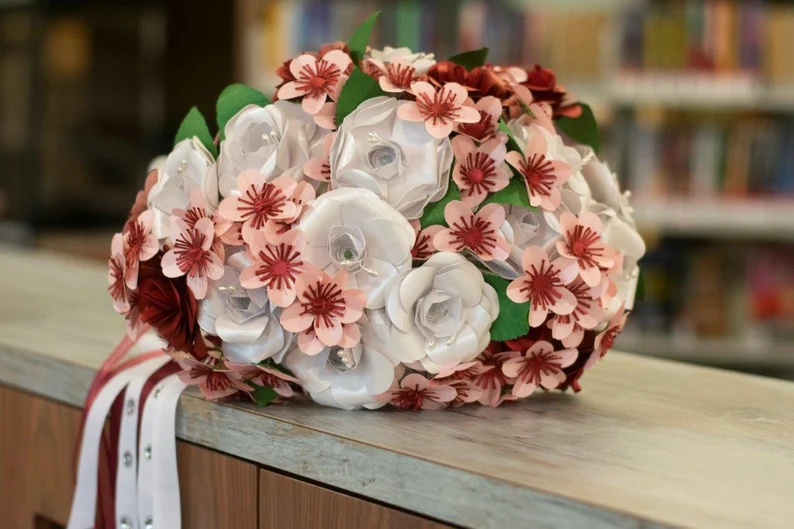 Cherry Blossom Wedding Buquet