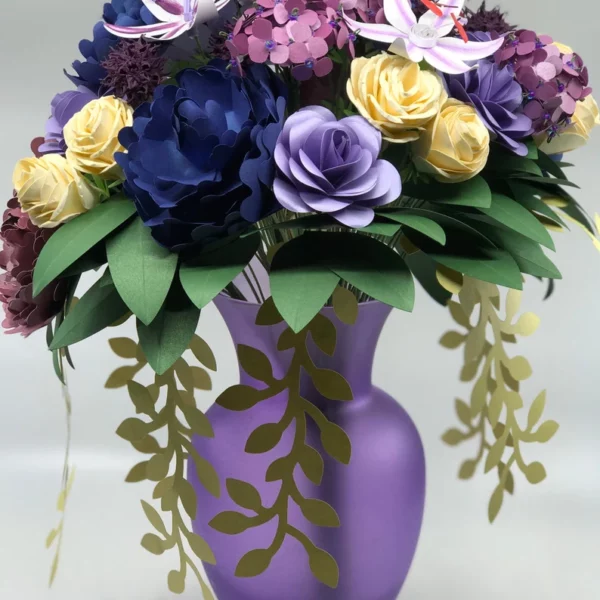 Purple spring bouquet