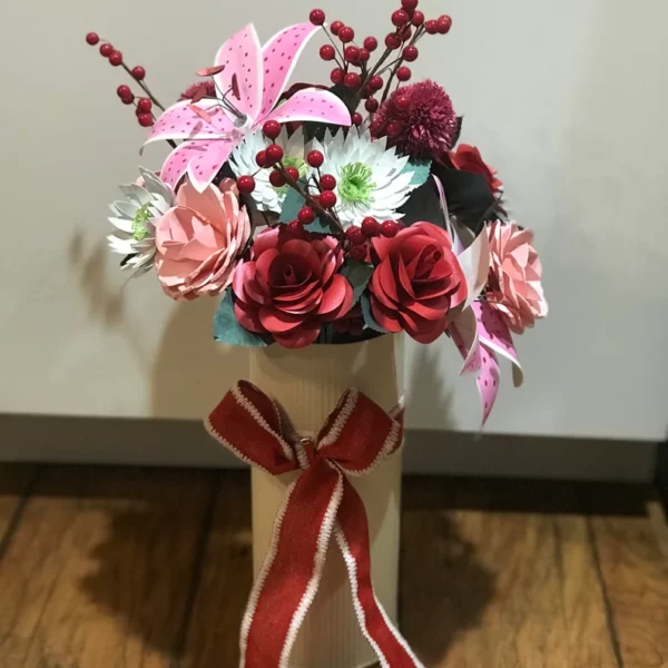 Red Roses and Lillies