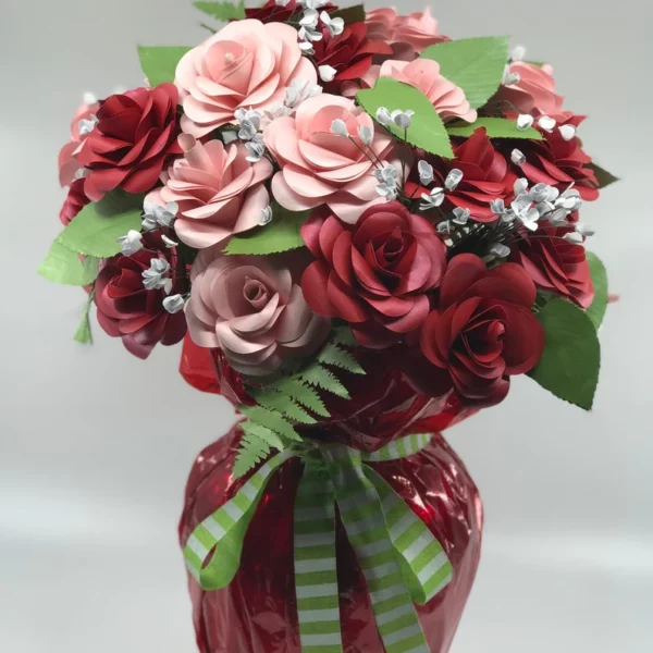 Red and Pink Rose Bouquet